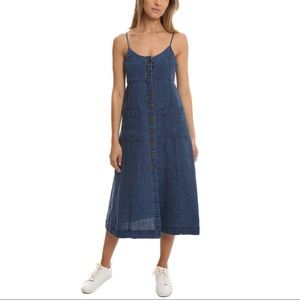 Sea New York Button-Down Linen Dress